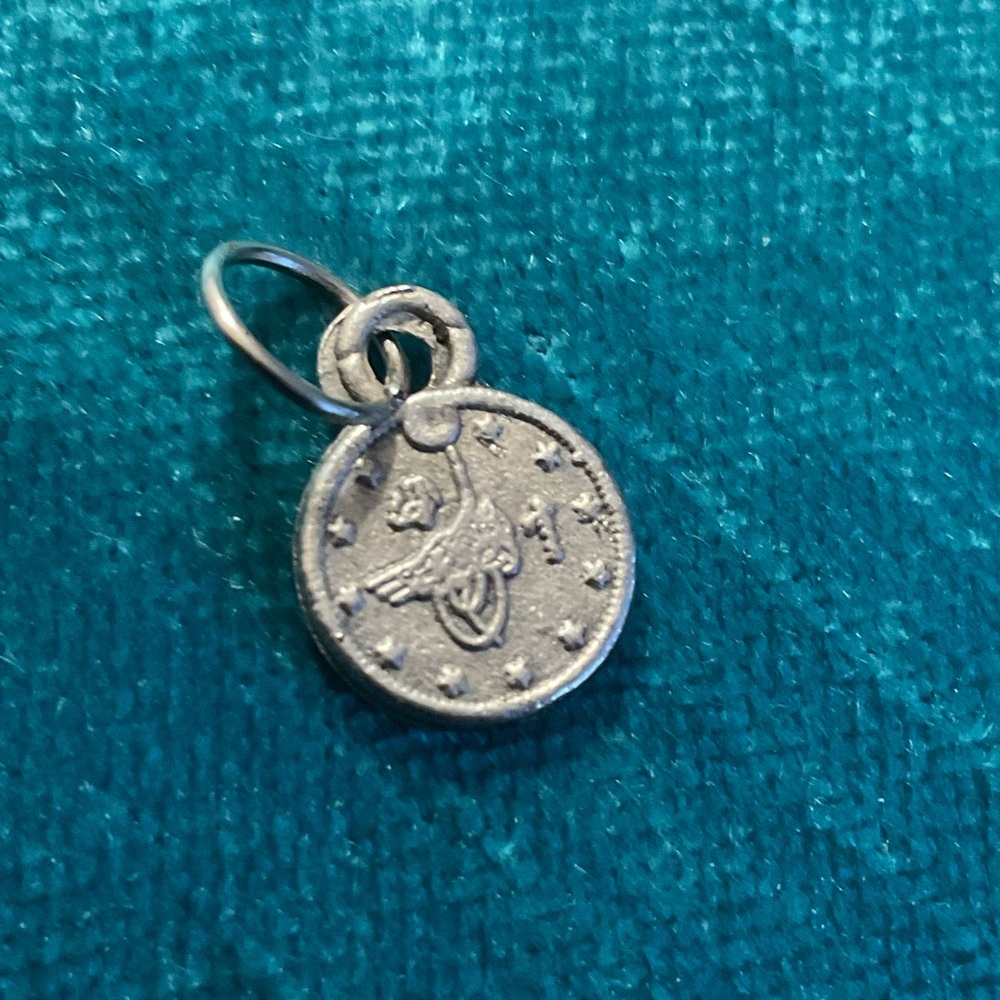 19th Century Turkish Ottoman Empire Kurush Silver Coin charm